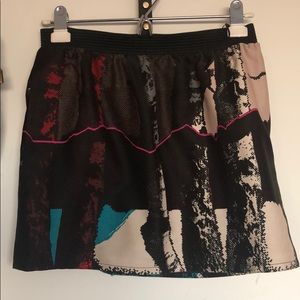 Balenciaga printed mini skirt
